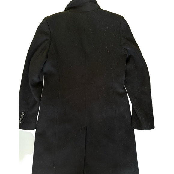 J.Crew Italian wool single breasted black Peacoat with Thinsulate US4 - Picture 3 of 7